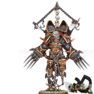 Описание картинки Chaos Lord with jump pack от R.E.print по цене 300руб | Свободный Рынок Миниатюр - СРМ
