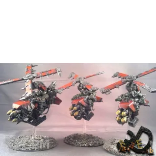 Описание картинки Orks – Deffkoptas от R.E.print по цене 1 990руб | Свободный Рынок Миниатюр - СРМ