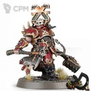 Описание картинки aspiring deathbringer with goreaxe and skullhammer от R.E.print по цене 350руб | Свободный Рынок Миниатюр - СРМ