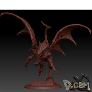 Описание картинки Hive Tyrant от R.E.print по цене 1 100руб | Свободный Рынок Миниатюр - СРМ