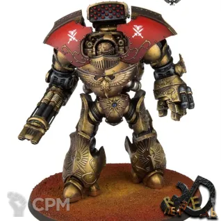 Описание картинки Legio Custodes Telemon Heavy Dreadnought от R.E.print по цене 890руб | Свободный Рынок Миниатюр - СРМ
