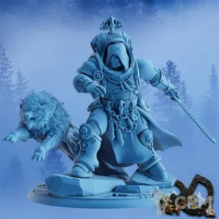 Описание картинки Olaf The White Fang от R.E.print по цене 350руб | Свободный Рынок Миниатюр - СРМ