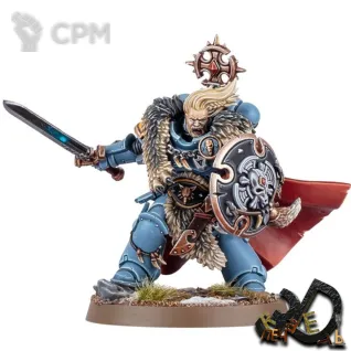 Описание картинки Space Wolves Wolf Guard Battle Leader от R.E.print по цене 450руб | Свободный Рынок Миниатюр - СРМ