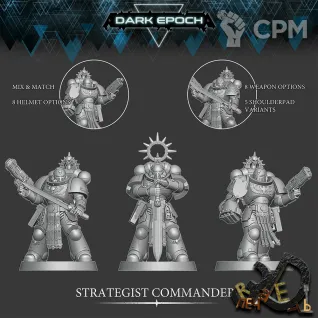 Описание картинки StrategistCommanders от R.E.print по цене 690руб | Свободный Рынок Миниатюр - СРМ