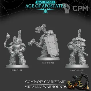 Описание картинки MetallicWarhoundsCounsilari от R.E.print по цене 690руб | Свободный Рынок Миниатюр - СРМ