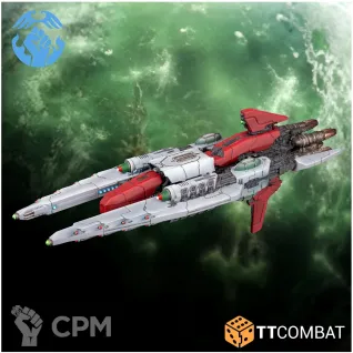 Описание картинки Resistance Vicarius Battlecruiser  (Эксклюзивная модель) от Wotiao по цене 5 990руб | Свободный Рынок Миниатюр - СРМ