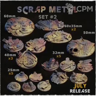 Описание картинки Scrap Metal Топперы от Studio Cockatoo по цене 3 850руб | Свободный Рынок Миниатюр - СРМ
