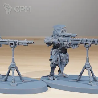 Описание картинки Skitarii Rangers x20 от 3Д печать миниатюр по цене 2 993руб | Свободный Рынок Миниатюр - СРМ
