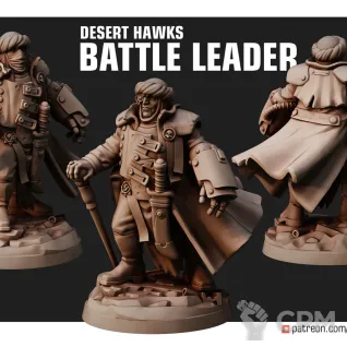 Описание картинки Desert hawks battle leader/Castellan от Laboratory of Chaos по цене 100руб | Свободный Рынок Миниатюр - СРМ