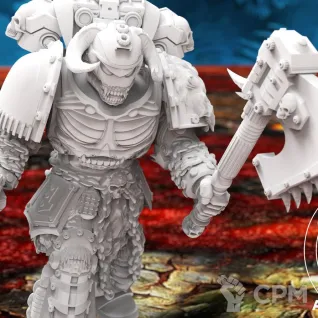 Описание картинки Chaos Space Marines Legionaries (10 шт) от Studio Cockatoo по цене 1 815руб | Свободный Рынок Миниатюр - СРМ