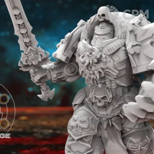 Описание картинки Chaos Space Marines Terminators (5 шт) от Studio Cockatoo по цене 1 210руб | Свободный Рынок Миниатюр - СРМ