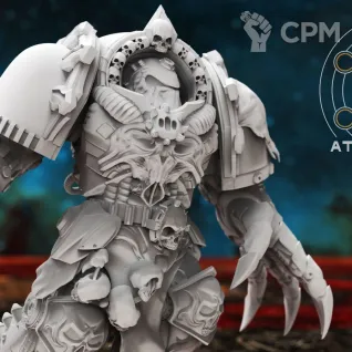 Описание картинки Chaos Space Marines Terminators (5 шт) от Studio Cockatoo по цене 1 210руб | Свободный Рынок Миниатюр - СРМ