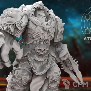 Описание картинки Chaos Space Marines Terminators (5 шт) от Studio Cockatoo по цене 1 210руб | Свободный Рынок Миниатюр - СРМ