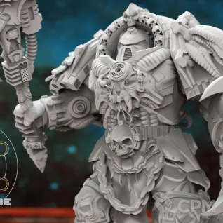 Описание картинки Chaos Space Marines Terminators (5 шт) от Studio Cockatoo по цене 1 210руб | Свободный Рынок Миниатюр - СРМ