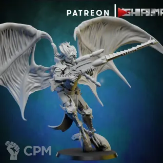 Описание картинки Dark Eldar Scourge Japan Style от 3Д печать миниатюр по цене 377руб | Свободный Рынок Миниатюр - СРМ