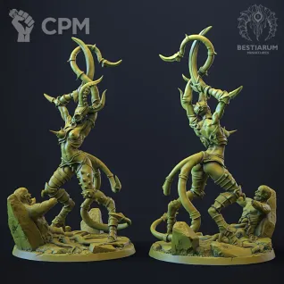 Описание картинки Daemonettes of Slaanesh (10 шт) от Studio Cockatoo по цене 1 210руб | Свободный Рынок Миниатюр - СРМ