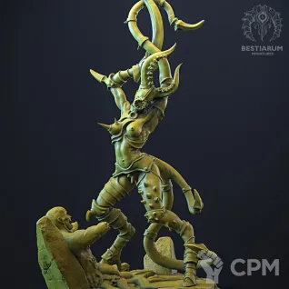 Описание картинки Daemonettes of Slaanesh (10 шт) от Studio Cockatoo по цене 1 210руб | Свободный Рынок Миниатюр - СРМ