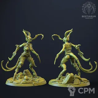 Описание картинки Daemonettes of Slaanesh (10 шт) от Studio Cockatoo по цене 1 210руб | Свободный Рынок Миниатюр - СРМ