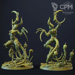 Описание картинки Daemonettes of Slaanesh (10 шт) от Studio Cockatoo по цене 1 210руб | Свободный Рынок Миниатюр - СРМ