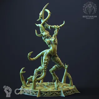 Описание картинки Daemonettes of Slaanesh (10 шт) от Studio Cockatoo по цене 1 210руб | Свободный Рынок Миниатюр - СРМ