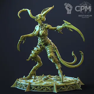 Описание картинки Daemonettes of Slaanesh (10 шт) от Studio Cockatoo по цене 1 210руб | Свободный Рынок Миниатюр - СРМ