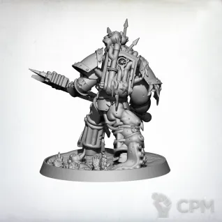 Описание картинки Миниатюра Глубинный десантник Владыка глубин, Lord of Contagion от Brother Ork по цене 760руб | Свободный Рынок Миниатюр - СРМ