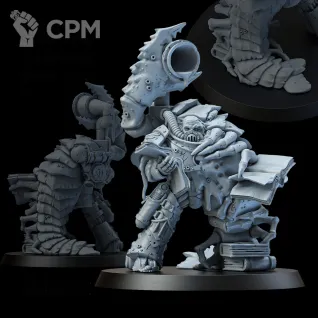 Описание картинки Миниатюра глубинный десантник Cчетовод, Tallyman от Brother Ork по цене 580руб | Свободный Рынок Миниатюр - СРМ