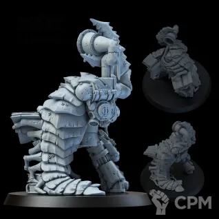 Описание картинки Миниатюра глубинный десантник Cчетовод, Tallyman от Brother Ork по цене 580руб | Свободный Рынок Миниатюр - СРМ