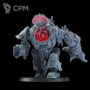 Описание картинки Миниатюра Дредноут глубинных десантников, Helbrute от Brother Ork по цене 1 740руб | Свободный Рынок Миниатюр - СРМ