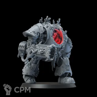 Описание картинки Миниатюра Дредноут глубинных десантников, Helbrute от Brother Ork по цене 1 740руб | Свободный Рынок Миниатюр - СРМ
