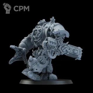 Описание картинки Миниатюра Дредноут глубинных десантников, Helbrute от Brother Ork по цене 1 740руб | Свободный Рынок Миниатюр - СРМ