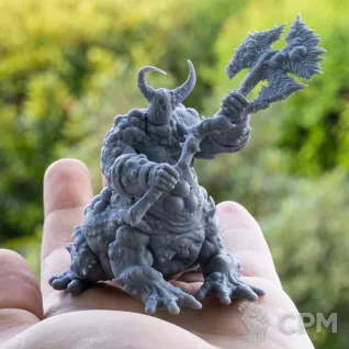 Описание картинки Nurgle Daemon Prince от Studio Cockatoo по цене 1 210руб | Свободный Рынок Миниатюр - СРМ