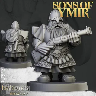 Описание картинки Dwarf Thundereres от 3Д печать миниатюр по цене 1 873руб | Свободный Рынок Миниатюр - СРМ