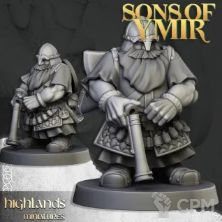 Описание картинки Dwarf Thundereres от 3Д печать миниатюр по цене 1 873руб | Свободный Рынок Миниатюр - СРМ