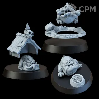 Описание картинки Набор миниатюр Сквиги, Squigs от Brother Ork по цене 1 160руб | Свободный Рынок Миниатюр - СРМ