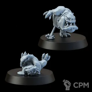 Описание картинки Набор миниатюр Сквиги, Squigs от Brother Ork по цене 1 160руб | Свободный Рынок Миниатюр - СРМ