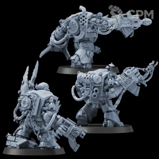 Описание картинки Набор миниатюр Orks "Meznobz", Meganobz от Brother Ork по цене 1 740руб | Свободный Рынок Миниатюр - СРМ