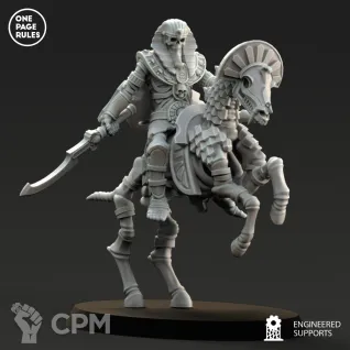 Описание картинки Tomb Kings Tomb King на коне от Knight of Light по цене 150руб | Свободный Рынок Миниатюр - СРМ