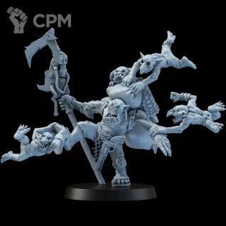 Описание картинки Миниатюра Орк Погонщик, Runtherd от Brother Ork по цене 760руб | Свободный Рынок Миниатюр - СРМ