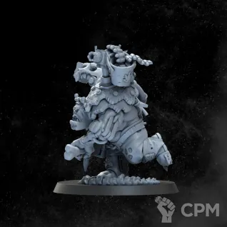 Описание картинки Миниатюра Ork Bogbog Bonehead, Beastboss. от Brother Ork по цене 925руб | Свободный Рынок Миниатюр - СРМ