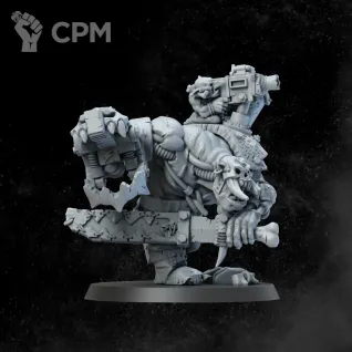 Описание картинки Миниатюра Ork Bogbog Bonehead, Beastboss. от Brother Ork по цене 925руб | Свободный Рынок Миниатюр - СРМ