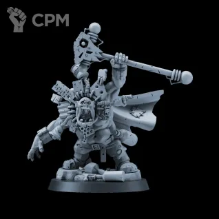 Описание картинки Миниатюра Орк Вирдбой, Weirdboy от Brother Ork по цене 870руб | Свободный Рынок Миниатюр - СРМ