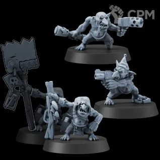 Описание картинки Набор миниатюр Толпа Гретчинов, Gretchin от Brother Ork по цене 1 150руб | Свободный Рынок Миниатюр - СРМ