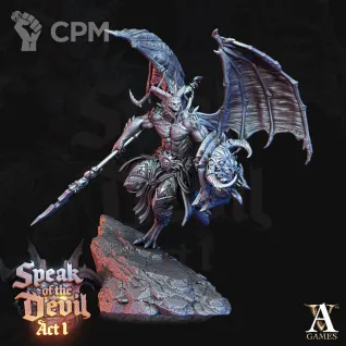 Описание картинки Daemon Prince от Studio Cockatoo по цене 1 452руб | Свободный Рынок Миниатюр - СРМ
