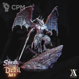 Описание картинки Daemon Prince от Studio Cockatoo по цене 1 452руб | Свободный Рынок Миниатюр - СРМ