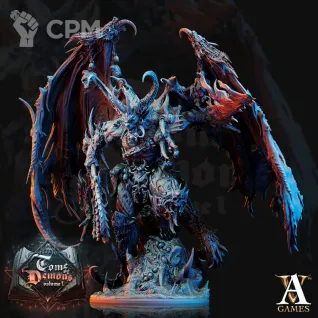 Описание картинки Bloodthirster of Unfettered Fury. от Studio Cockatoo по цене 2 882руб | Свободный Рынок Миниатюр - СРМ