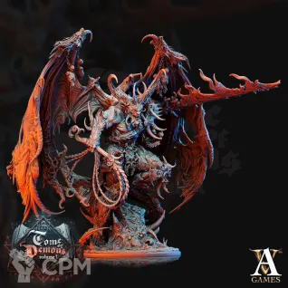 Описание картинки Bloodthirster of Unfettered Fury. от Studio Cockatoo по цене 2 882руб | Свободный Рынок Миниатюр - СРМ
