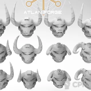 Описание картинки Chaos Space Marines Legionaries (10 шт) от Studio Cockatoo по цене 1 815руб | Свободный Рынок Миниатюр - СРМ