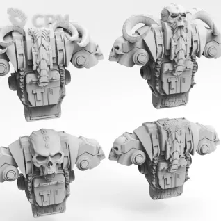 Описание картинки Chaos Space Marines Legionaries (10 шт) от Studio Cockatoo по цене 1 815руб | Свободный Рынок Миниатюр - СРМ