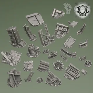 Описание картинки мега пак битсов руин( 8шт паков битсов) от Koda WorkShop по цене 1 700руб | Свободный Рынок Миниатюр - СРМ